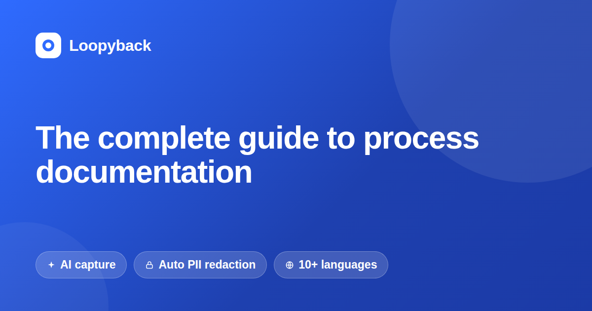 The Complete Guide to Process Documentation for Growing Teams